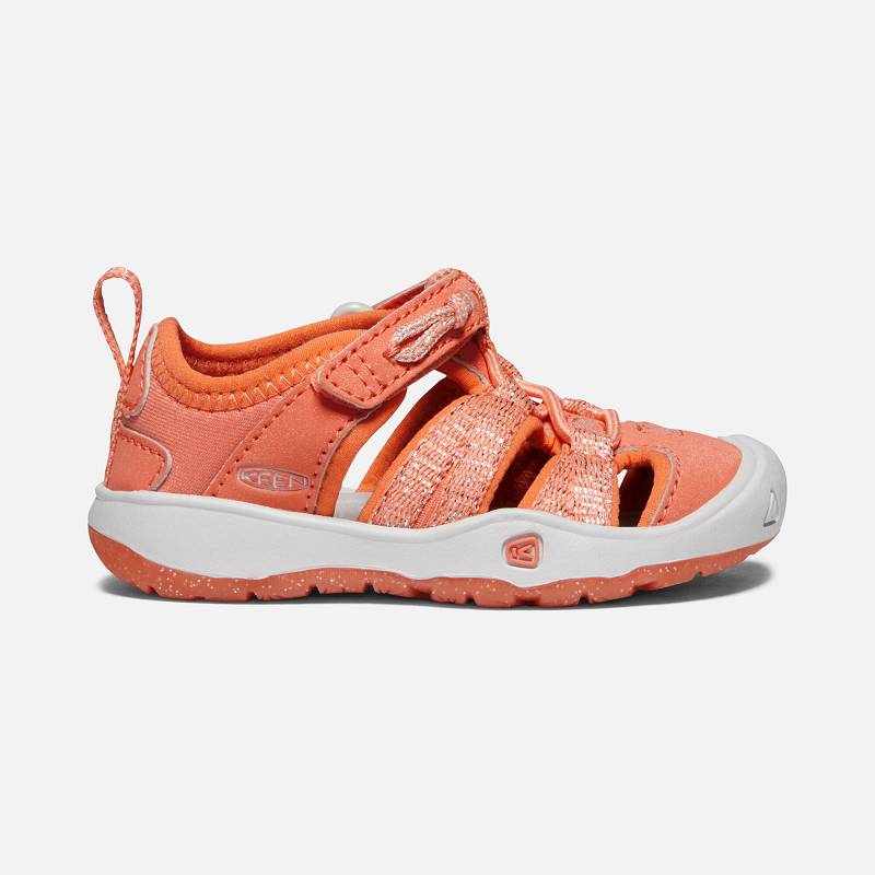 Keen Moxie Baby Sandalen Kinder DE-71932 Coral/Vapor - Keen Kinderschuhe Koralle